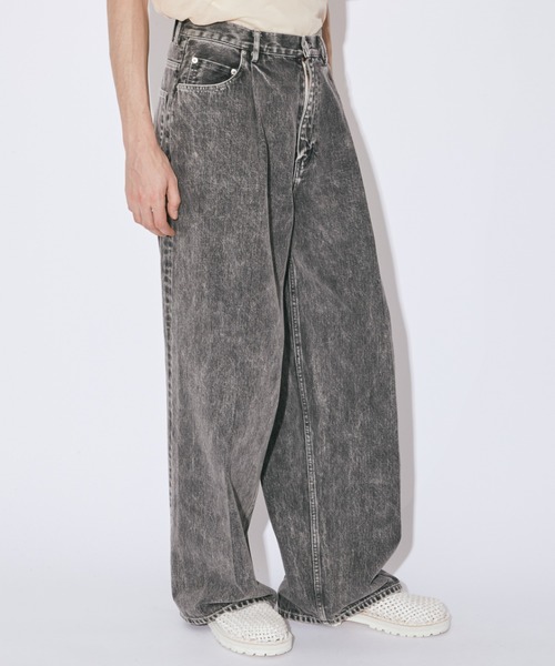 beautiful people(ビューティフルピープル)の「selvedge denim trousers fit(デニムパンツ・レディース・ライトブラック・36/38/40)」の10枚目の写真