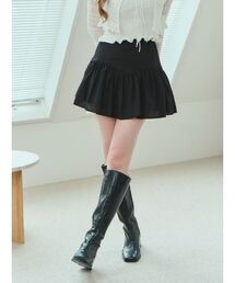 Stylevoice for xxx | <木村りかこさんコラボ>ティアードフリルスカショーパン(スカート)