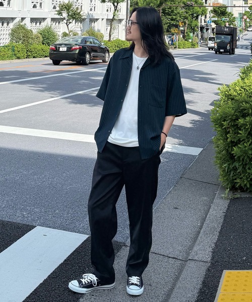 RATTLE TRAP（ラトルトラップ）の「【ハイパーストレッチ】 タックワイドテーパードイージーパンツ/チノパンツ（チノパンツ・メンズ・ブラック/ベージュ・M/L）」の16枚目の写真