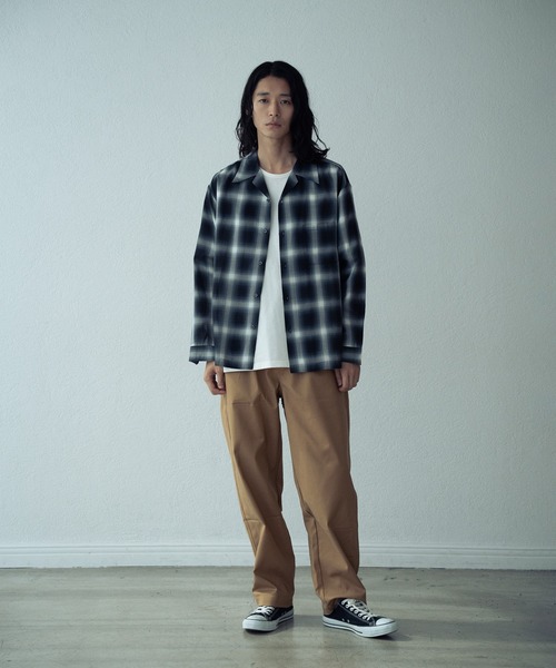 RATTLE TRAP（ラトルトラップ）の「【ハイパーストレッチ】 タックワイドテーパードイージーパンツ/チノパンツ（チノパンツ・メンズ・ブラック/ベージュ・M/L）」の3枚目の写真