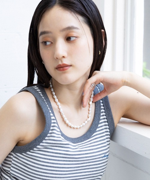 RAGEBLUE（レイジブルー）の「パールネックレス（ネックレス・レディース・オフホワイト・FREE）」の6枚目の写真