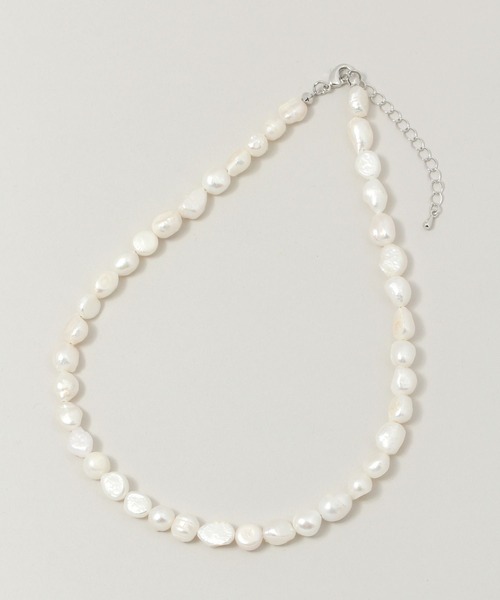 RAGEBLUE（レイジブルー）の「パールネックレス（ネックレス・レディース・オフホワイト・FREE）」の4枚目の写真