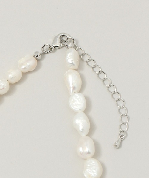 RAGEBLUE（レイジブルー）の「パールネックレス（ネックレス・レディース・オフホワイト・FREE）」の2枚目の写真
