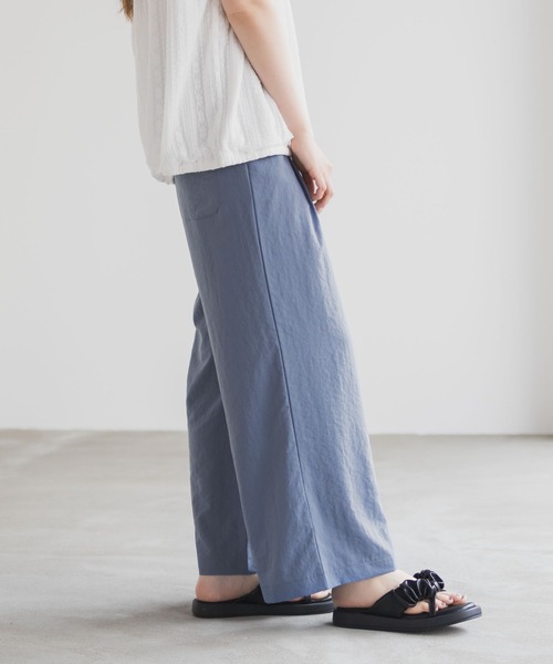 HusHusH（ハッシュアッシュ）の「HusHusH ワイドパンツ【楽チン キレイめ】（その他パンツ・レディース・グレイッシュベージュ/ブラック/ブルー・M/L）」の18枚目の写真