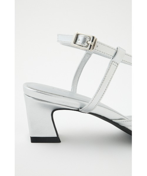 ✨美品✨MOUSSY　マウジー 厚底サンダル　ホワイト　ストラップ　M セール】POINTED CROSS STRAP サンダル（サンダル）｜MOUSSY