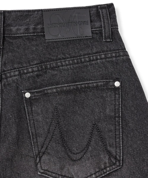 Midnight Move（ミッドナイトムーブ）の「Midnight Move／7VT ショートパンツ（デニムパンツ・レディース・ブルー/ブラック・SMALL）」の19枚目の写真