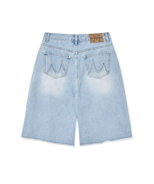 Midnight Move（ミッドナイトムーブ）の「Midnight Move／7VT ショートパンツ（デニムパンツ・レディース・ブルー/ブラック・SMALL）」の15枚目の写真