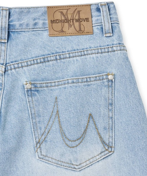 Midnight Move（ミッドナイトムーブ）の「Midnight Move／7VT ショートパンツ（デニムパンツ・レディース・ブルー/ブラック・SMALL）」の16枚目の写真