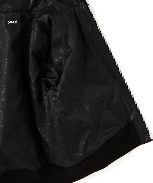 Schott(ショット)の「Schott/ショット/LEATHER HOODED JACKET/レザー フードジャケット/レザーパーカー(ライダースジャケット・メンズ・ブラック・M/L/XL/2XL)」の10枚目の写真