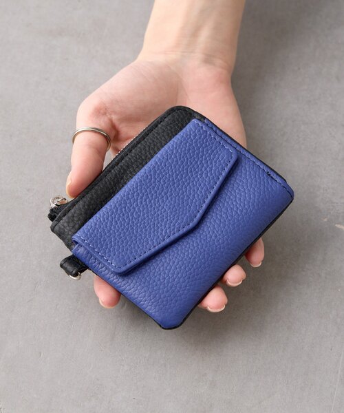 BIRTHDAY BAR(バースデイバー)の「【onoff// オノフ】本革ミニマルチウォレット(財布・レディース・アイボリー/キャメル/オリーブ/ブラック/ベージュ/ブラック系その他/グレー・0)」の4枚目の写真