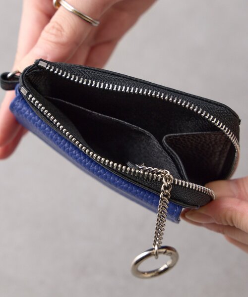 BIRTHDAY BAR(バースデイバー)の「【onoff// オノフ】本革ミニマルチウォレット(財布・レディース・アイボリー/キャメル/オリーブ/ブラック/ベージュ/ブラック系その他/グレー・0)」の21枚目の写真