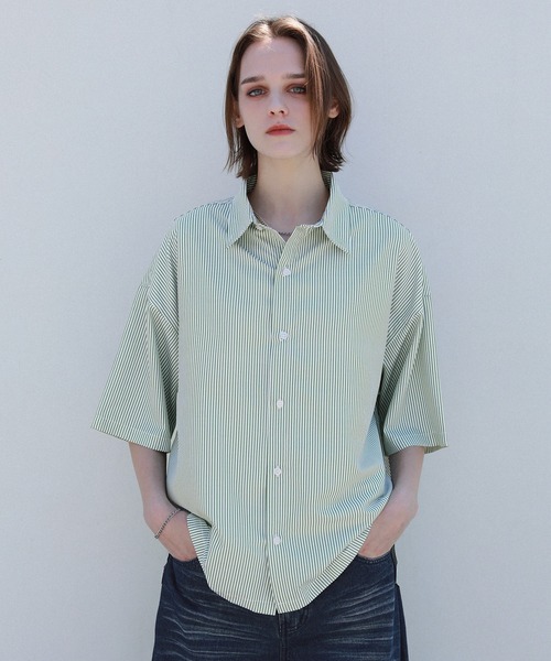 SINSS シャツ Loose fit stripe shirt / ルーズフィット