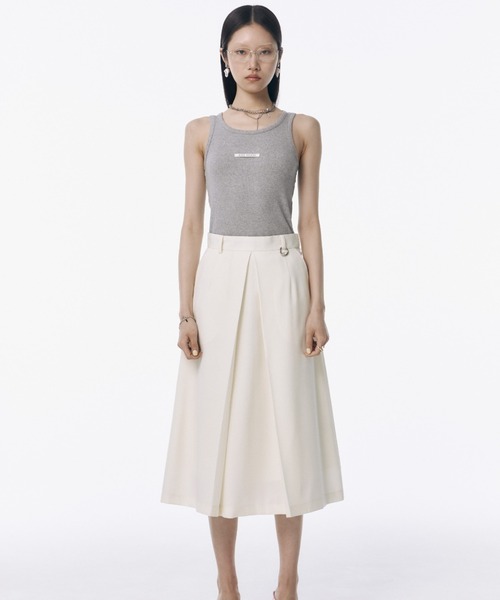 セール】TWILL WOOL MIDI SKIRT/ツイルウールミディスカート