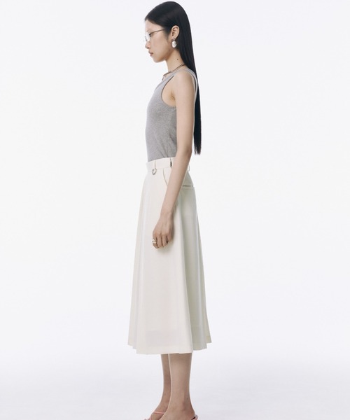 セール】TWILL WOOL MIDI SKIRT/ツイルウールミディスカート