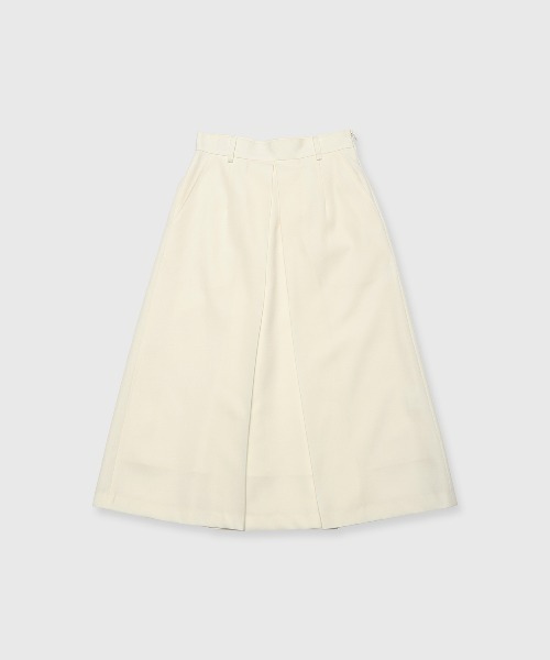 JOSE MOON(ジョゼムーン)の「TWILL WOOL MIDI SKIRT/ツイルウールミディスカート(スカート・レディース・アイボリー/チャコールグレー・38/36)」の22枚目の写真