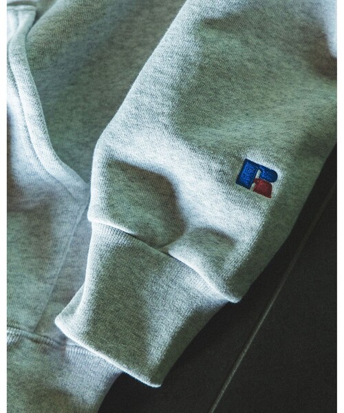 Russell Athletic(ラッセルアスレティック)の「【別注】RUSSELL ATHLETIC / ヘンリーネック パーカー(パーカー・メンズ・グレー/ブラック・S/M/L/XL)」の13枚目の写真