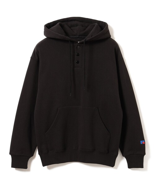 Russell Athletic(ラッセルアスレティック)の「【別注】RUSSELL ATHLETIC / ヘンリーネック パーカー(パーカー・メンズ・グレー/ブラック・S/M/L/XL)」の6枚目の写真