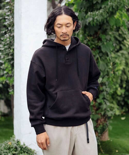 セール】【別注】RUSSELL ATHLETIC / ヘンリーネック パーカー