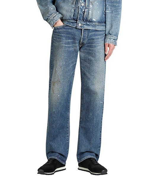 GOLD（ゴールド）の「東洋エンタープライズ GOLD / ゴールド：RECYCLED WASTE SUVIN COTTON YARN 14oz DENIM 5POCKET STRAIGHT PANTS VINTAGE WASHE：25A-GL42504H[MUS]（デニムパンツ・メンズ・ネイビー・M/S）」の10枚目の写真