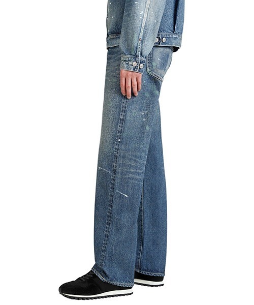 GOLD（ゴールド）の「東洋エンタープライズ GOLD / ゴールド：RECYCLED WASTE SUVIN COTTON YARN 14oz DENIM 5POCKET STRAIGHT PANTS VINTAGE WASHE：25A-GL42504H[MUS]（デニムパンツ・メンズ・ネイビー・M/S）」の11枚目の写真