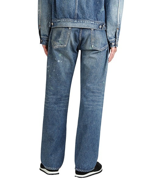 GOLD（ゴールド）の「東洋エンタープライズ GOLD / ゴールド：RECYCLED WASTE SUVIN COTTON YARN 14oz DENIM 5POCKET STRAIGHT PANTS VINTAGE WASHE：25A-GL42504H[MUS]（デニムパンツ・メンズ・ネイビー・M/S）」の12枚目の写真