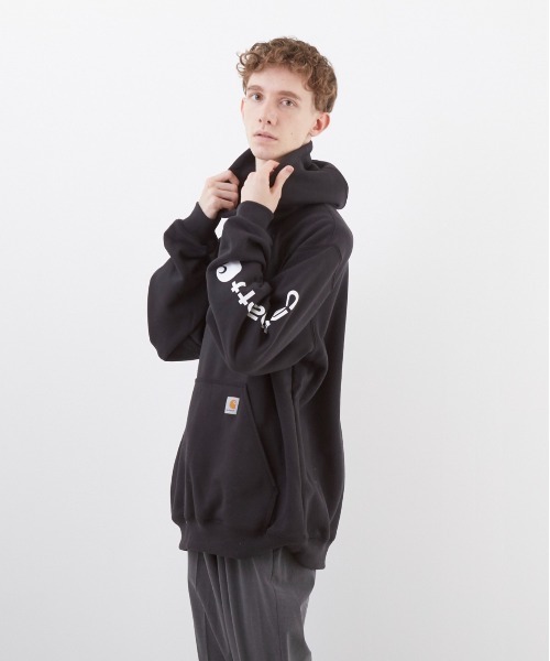 B'day(ビーデイ)の「【carhartt/カーハート】carhartt HOODED SWEAT(パーカー・メンズ・ブラック・LARGE/X-LARGE)」の4枚目の写真