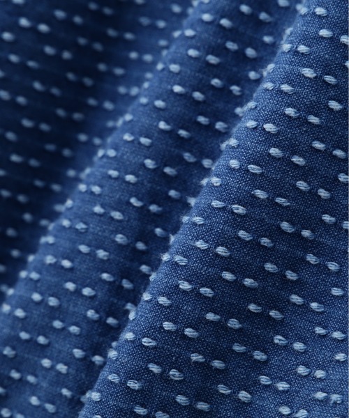 schott（ショット）の「Schott/ショット/SASHIKO CHINA JACKET/刺子 チャイナ ジャケット（ブルゾン・メンズ・インディゴブルー/ブルー・M/L/XL/2XL）」の15枚目の写真