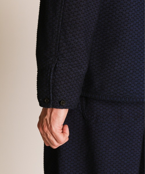schott（ショット）の「Schott/ショット/SASHIKO CHINA JACKET/刺子 チャイナ ジャケット（ブルゾン・メンズ・インディゴブルー/ブルー・M/L/XL/2XL）」の9枚目の写真