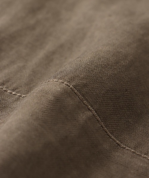 DRESSLAVE(ドレスレイブ)の「viscorse linen twill short jaclet(ヴィスコースリネンツイルショート丈ジャケット)(ブルゾン・レディース・ブラウン/ホワイト・38)」の17枚目の写真