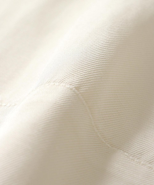 DRESSLAVE(ドレスレイブ)の「viscorse linen twill short jaclet(ヴィスコースリネンツイルショート丈ジャケット)(ブルゾン・レディース・ブラウン/ホワイト・38)」の18枚目の写真