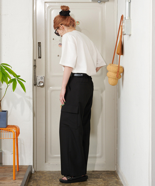 B.C STOCK(ベーセーストック)の「【ZOZO限定】ウォッシャブル / ロゴTシャツ(Tシャツ/カットソー・レディース・ブラウン/ピンク/ブラック・FREE)」の7枚目の写真