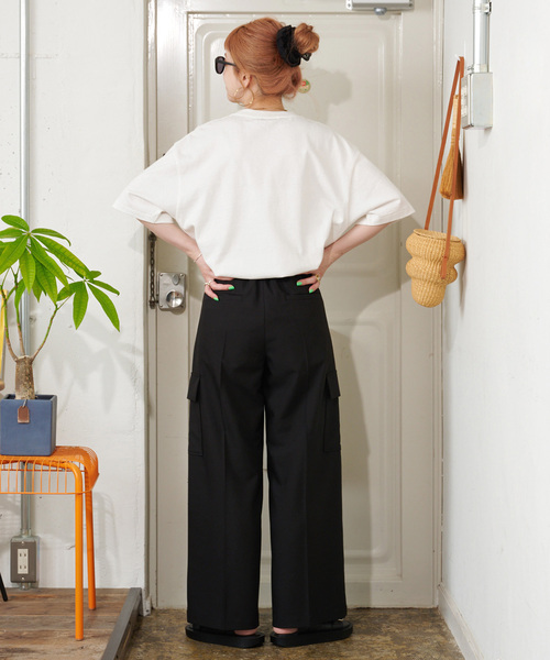 B.C STOCK(ベーセーストック)の「【ZOZO限定】ウォッシャブル / ロゴTシャツ(Tシャツ/カットソー・レディース・ブラウン/ピンク/ブラック・FREE)」の8枚目の写真