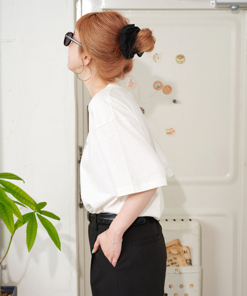 B.C STOCK(ベーセーストック)の「【ZOZO限定】ウォッシャブル / ロゴTシャツ(Tシャツ/カットソー・レディース・ブラウン/ピンク/ブラック・FREE)」の11枚目の写真