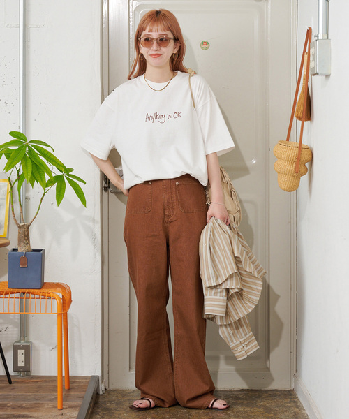 B.C STOCK(ベーセーストック)の「【ZOZO限定】ウォッシャブル / ロゴTシャツ(Tシャツ/カットソー・レディース・ブラウン/ピンク/ブラック・FREE)」の13枚目の写真