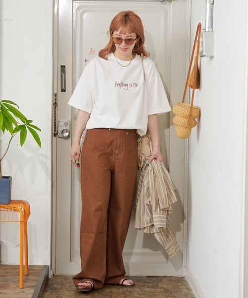 B.C STOCK(ベーセーストック)の「【ZOZO限定】ウォッシャブル / ロゴTシャツ(Tシャツ/カットソー・レディース・ブラウン/ピンク/ブラック・FREE)」の14枚目の写真