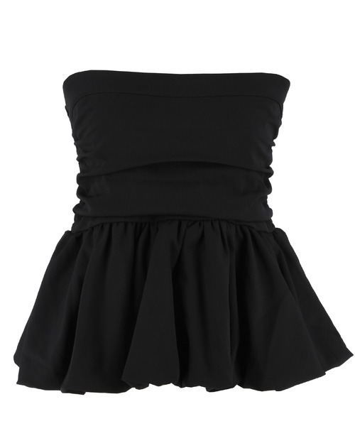 coca（coca）（コカ）の「【WEB限定セール】ベアビスチェ（チューブトップ・レディース・ホワイト/ブラック・S/L/M）」の19枚目の写真