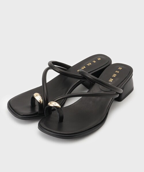 GALLEST（ギャレスト）の「【REMME】スクエアトゥサンダル（サンダル・レディース・オフホワイト/ブラック・40/35）」の8枚目の写真