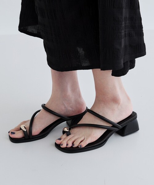 GALLEST（ギャレスト）の「【REMME】スクエアトゥサンダル（サンダル・レディース・オフホワイト/ブラック・40/35）」の9枚目の写真