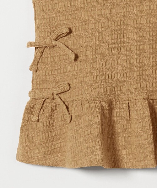 green label relaxing(グリーンレーベルリラクシング)の「ジャカード セットアップ / キッズ 140cm-160cm(シャツ/ブラウス・キッズ・ライトブルー/モカ・150cm/140cm/160cm)」の22枚目の写真