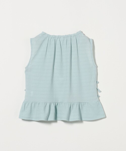 green label relaxing(グリーンレーベルリラクシング)の「ジャカード セットアップ / キッズ 140cm-160cm(シャツ/ブラウス・キッズ・ライトブルー/モカ・150cm/140cm/160cm)」の7枚目の写真