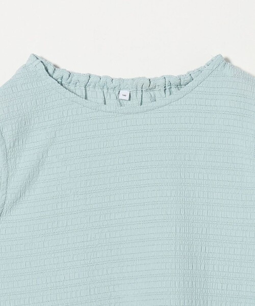 green label relaxing(グリーンレーベルリラクシング)の「ジャカード セットアップ / キッズ 140cm-160cm(シャツ/ブラウス・キッズ・ライトブルー/モカ・150cm/140cm/160cm)」の8枚目の写真