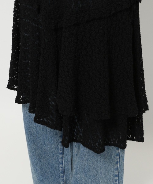 LOWRYS FARM(ローリーズファーム)の「レースイレヘムスカート 572900(スカート・レディース・アイボリー/ブラック・FREE)」の17枚目の写真