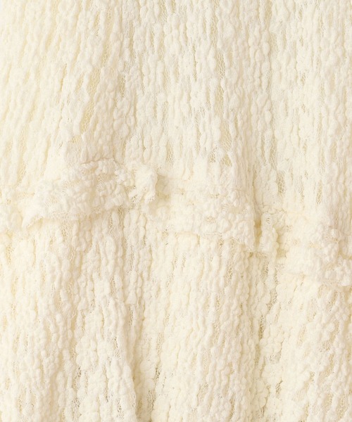 LOWRYS FARM(ローリーズファーム)の「レースイレヘムスカート 572900(スカート・レディース・アイボリー/ブラック・FREE)」の20枚目の写真