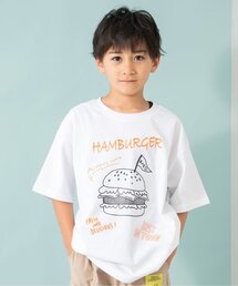 and D. petit main | 【365D.】ジャンキーまんぷくワイド半T(Tシャツ/カットソー)