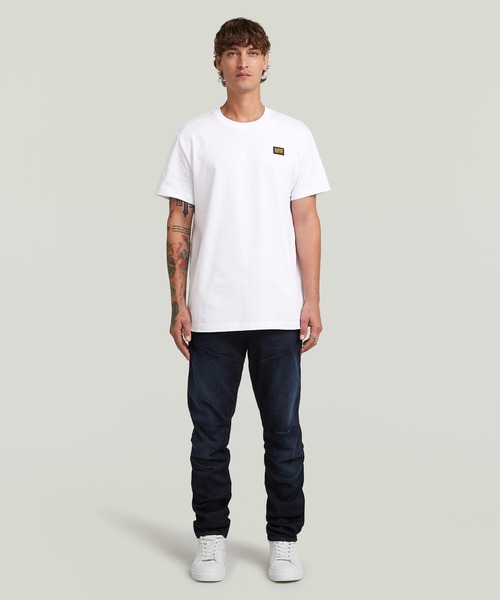 G-STAR（ジースター）の「【一部店舗限定】5620-R 3D SPORT TAPERED TRAINER/立体裁断スポーツテーパードトレイナージーンズ/バイカーディテールジョガーデニムパンツ（デニムパンツ・メンズ・ダークインディゴブルー・28/30/30/30/30/32/32/30/32/32/34/32）」の3枚目の写真