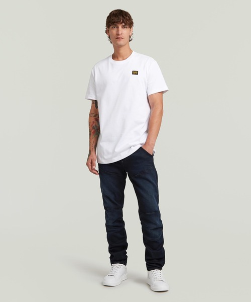 G-STAR（ジースター）の「【一部店舗限定】5620-R 3D SPORT TAPERED TRAINER/立体裁断スポーツテーパードトレイナージーンズ/バイカーディテールジョガーデニムパンツ（デニムパンツ・メンズ・ダークインディゴブルー・28/30/30/30/30/32/32/30/32/32/34/32）」の4枚目の写真