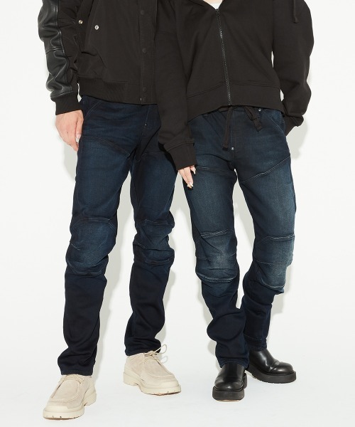 G-STAR（ジースター）の「【一部店舗限定】5620-R 3D SPORT TAPERED TRAINER/立体裁断スポーツテーパードトレイナージーンズ/バイカーディテールジョガーデニムパンツ（デニムパンツ・メンズ・ダークインディゴブルー・28/30/30/30/30/32/32/30/32/32/34/32）」の10枚目の写真