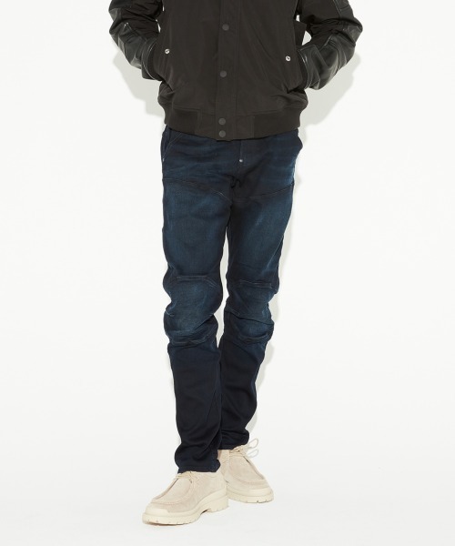 G-STAR（ジースター）の「【一部店舗限定】5620-R 3D SPORT TAPERED TRAINER/立体裁断スポーツテーパードトレイナージーンズ/バイカーディテールジョガーデニムパンツ（デニムパンツ・メンズ・ダークインディゴブルー・28/30/30/30/30/32/32/30/32/32/34/32）」の9枚目の写真