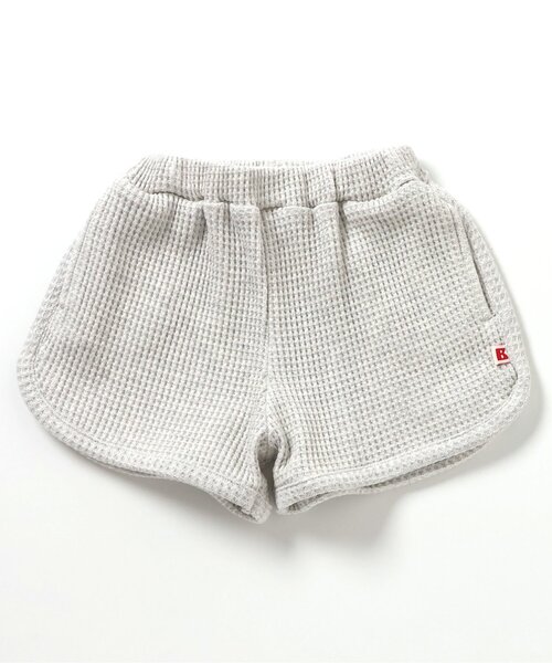 BREEZE（ブリーズ）の「【セットアップ可/ジュニア対応】ワッフルショートパンツ（その他パンツ・キッズ・グレー/サーモンピンク/ミント・80/90/100/110/120/130/140）」の15枚目の写真