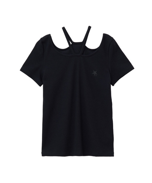 CONVERSE TOKYO(コンバーストウキョウ)の「HALTER NECK RIB TOP(Tシャツ/カットソー・レディース・ブラック/ブルー/グレー/ホワイト・FREE)」の22枚目の写真
